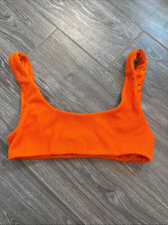 Daily Drills Other - Daily Drills Neon Orange wave Textured Bikini Top size XS/S EUC